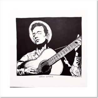 Woody Guthrie Posters and Art